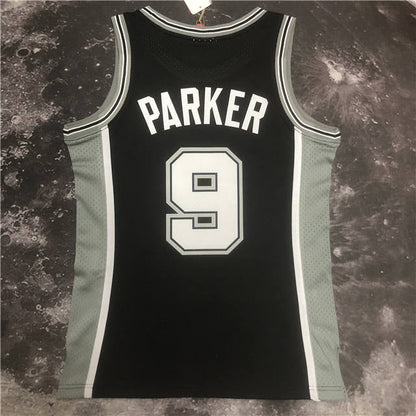 TONY PARKER SAN ANTONIO SPURS THROWBACK JERSEY (HEAT APPLIED) - Prime Reps