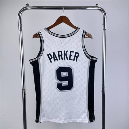 TONY PARKER SAN ANTONIO SPURS THROWBACK JERSEY (HEAT APPLIED) - Prime Reps