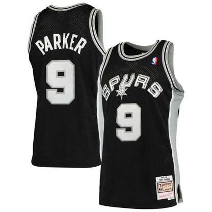 TONY PARKER SAN ANTONIO SPURS THROWBACK JERSEY (HEAT APPLIED) - Prime Reps