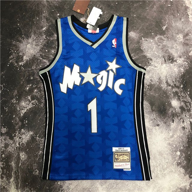 TRACY MCGRADY ORLANDO MAGIC THROWBACK JERSEY (HEAT APPLIED) - Prime Reps