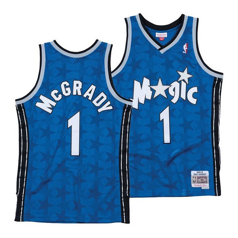 TRACY MCGRADY ORLANDO MAGIC THROWBACK JERSEY (HEAT APPLIED) - Prime Reps