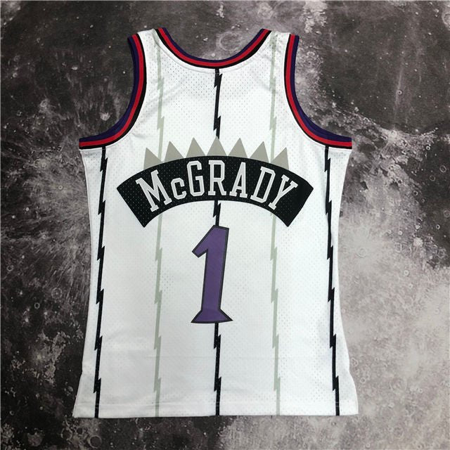 TRACY MCGRADY TORONTO RAPTORS THROWBACK JERSEY (HEAT APPLIED) - Prime Reps