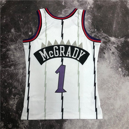 TRACY MCGRADY TORONTO RAPTORS THROWBACK JERSEY (HEAT APPLIED) - Prime Reps
