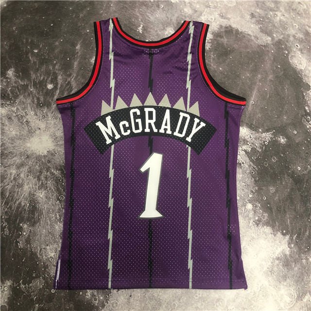 TRACY MCGRADY TORONTO RAPTORS THROWBACK JERSEY (HEAT APPLIED) - Prime Reps