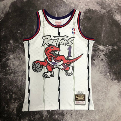 TRACY MCGRADY TORONTO RAPTORS THROWBACK JERSEY (HEAT APPLIED) - Prime Reps