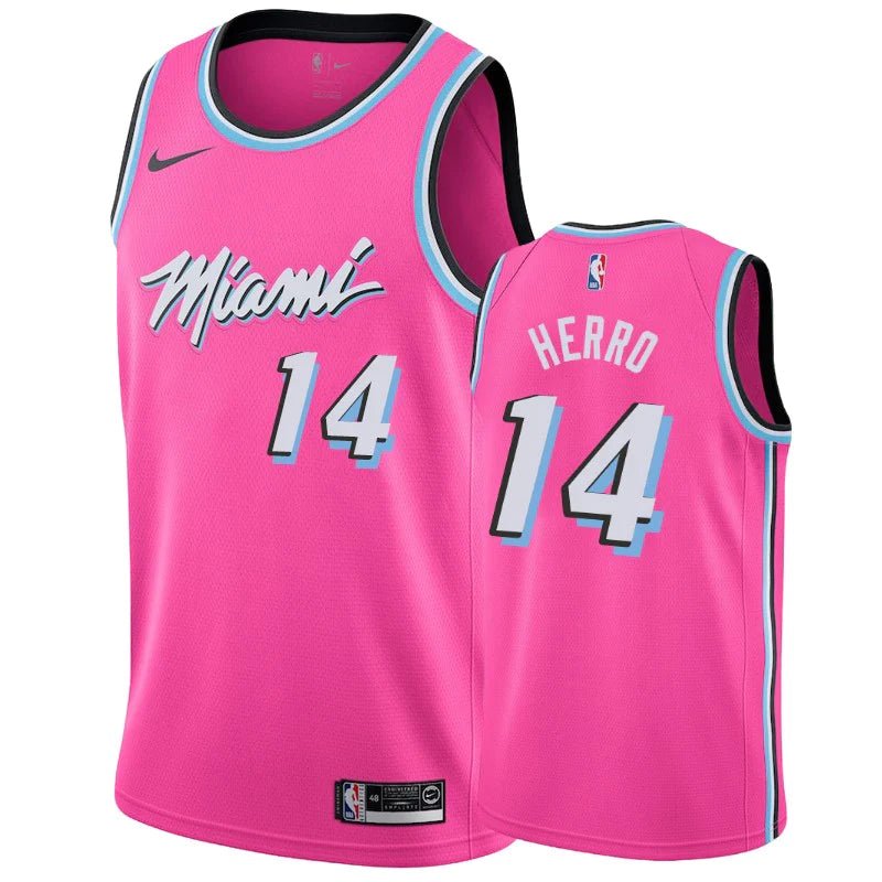 TYLER HERRO MIAMI HEAT PINK VICE CITY EDITION JERSEY - Prime Reps