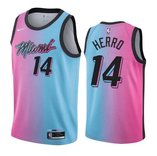 TYLER HERRO MIAMI HEAT VICE CITY EDITION JERSEY - Prime Reps