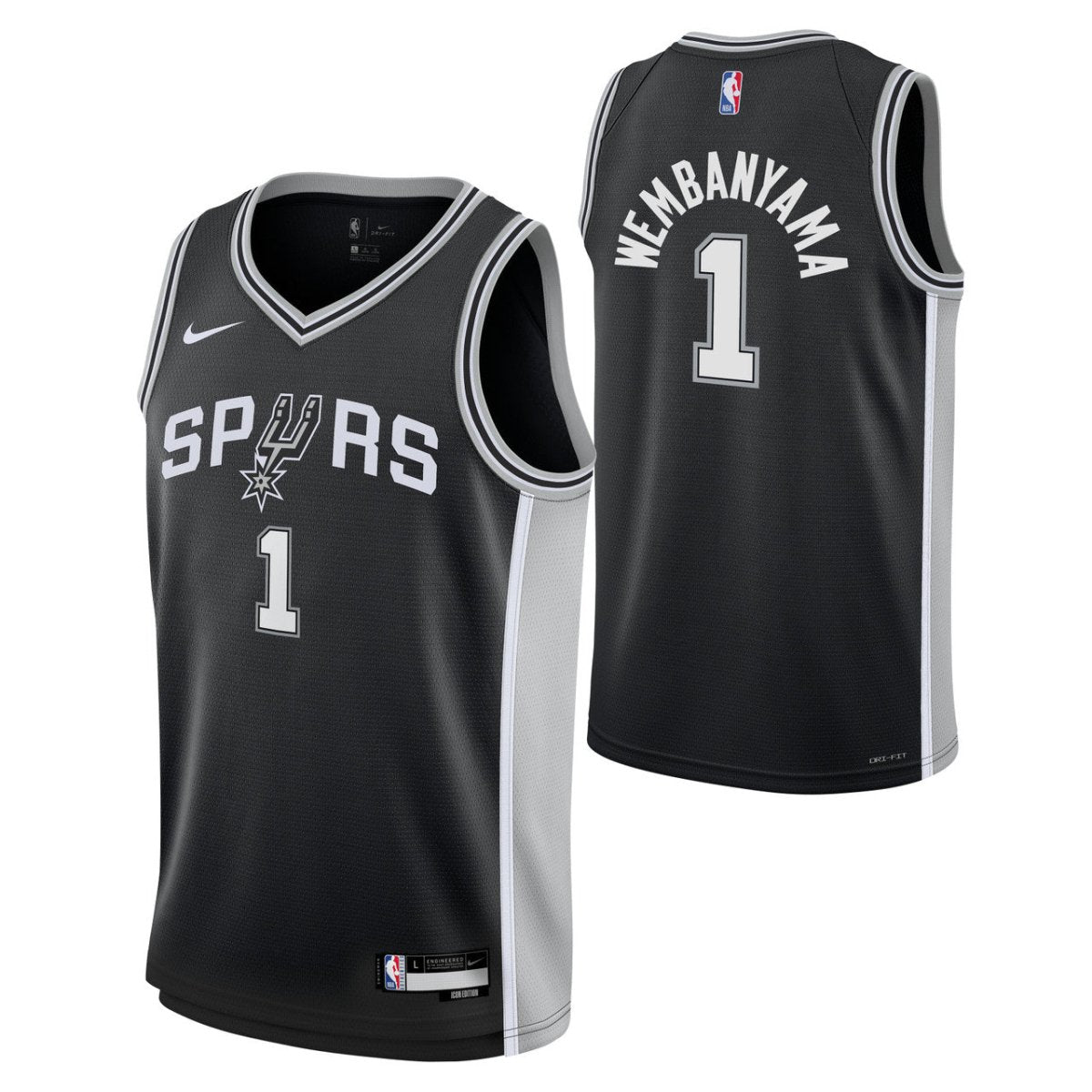 VICTOR WEMBANYAMA SAN ANTONIO SPURS ICON JERSEY - Prime Reps