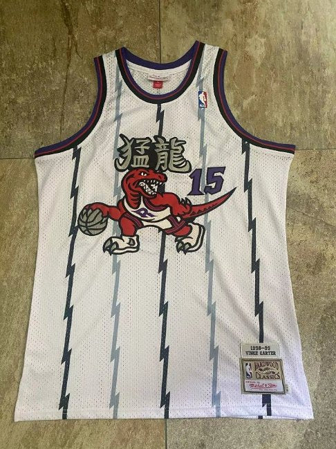 VINCE CARTER TORONTO RAPTORS CHINESE NEW YEAR THROWBACK JERSEY - Prime Reps