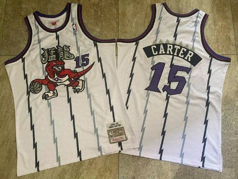 VINCE CARTER TORONTO RAPTORS CHINESE NEW YEAR THROWBACK JERSEY - Prime Reps