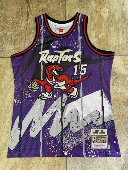 VINCE CARTER TORONTO RAPTORS HYPER HOOPS THROWBACK JERSEY - Prime Reps