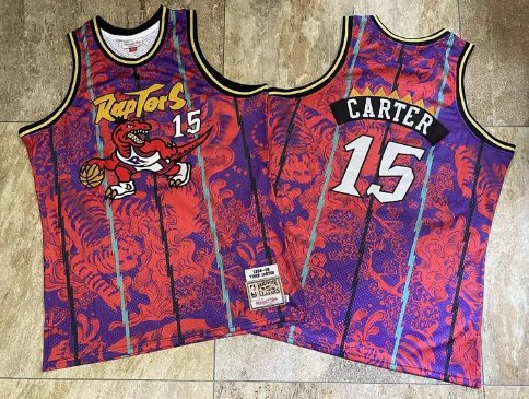 VINCE CARTER TORONTO RAPTORS LUNAR NEW YEAR THROWBACK JERSEY - Prime Reps