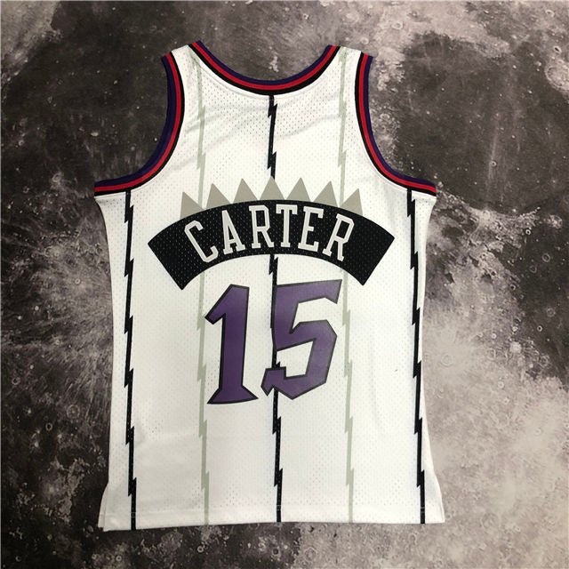 VINCE CARTER TORONTO RAPTORS THROWBACK JERSEY (HEAT APPLIED) - Prime Reps