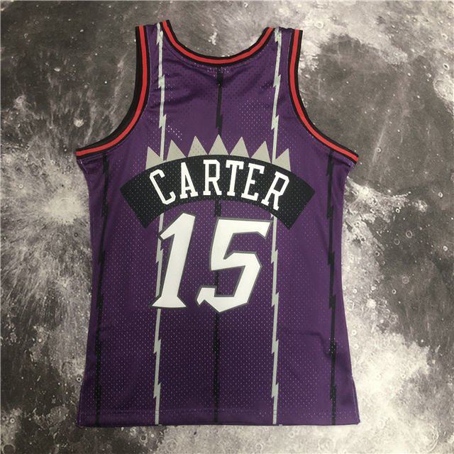VINCE CARTER TORONTO RAPTORS THROWBACK JERSEY (HEAT APPLIED) - Prime Reps