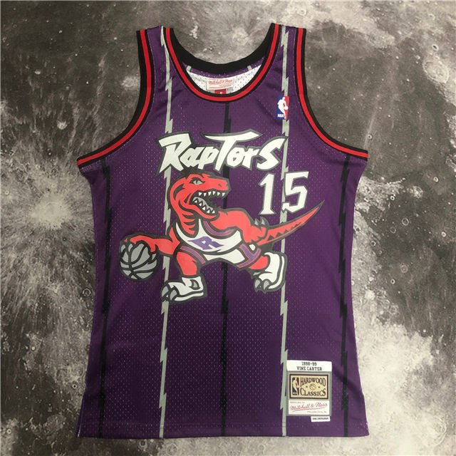 VINCE CARTER TORONTO RAPTORS THROWBACK JERSEY (HEAT APPLIED) - Prime Reps