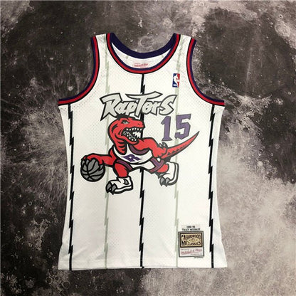 VINCE CARTER TORONTO RAPTORS THROWBACK JERSEY (HEAT APPLIED) - Prime Reps