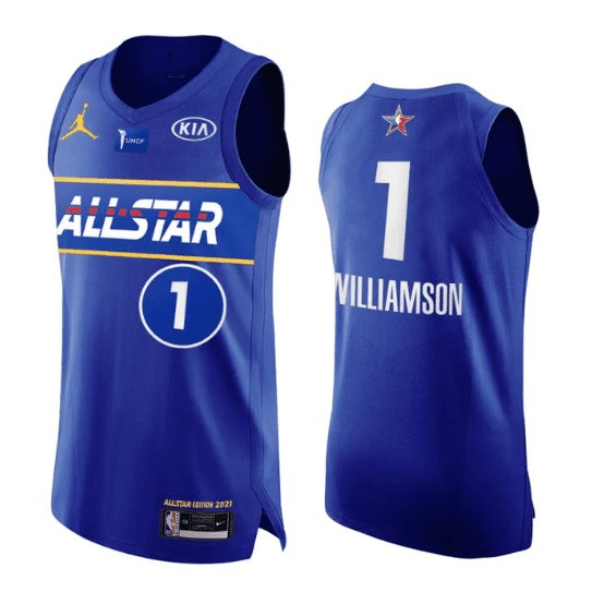 ZION WILLIAMSON NEW ORLEANS PELICANS 2021 ALL-STAR GAME JERSEY - Prime Reps