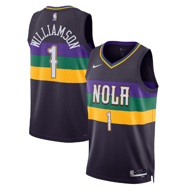 ZION WILLIAMSON NEW ORLEANS PELICANS 2022-23 CITY EDITION JERSEY - Prime Reps